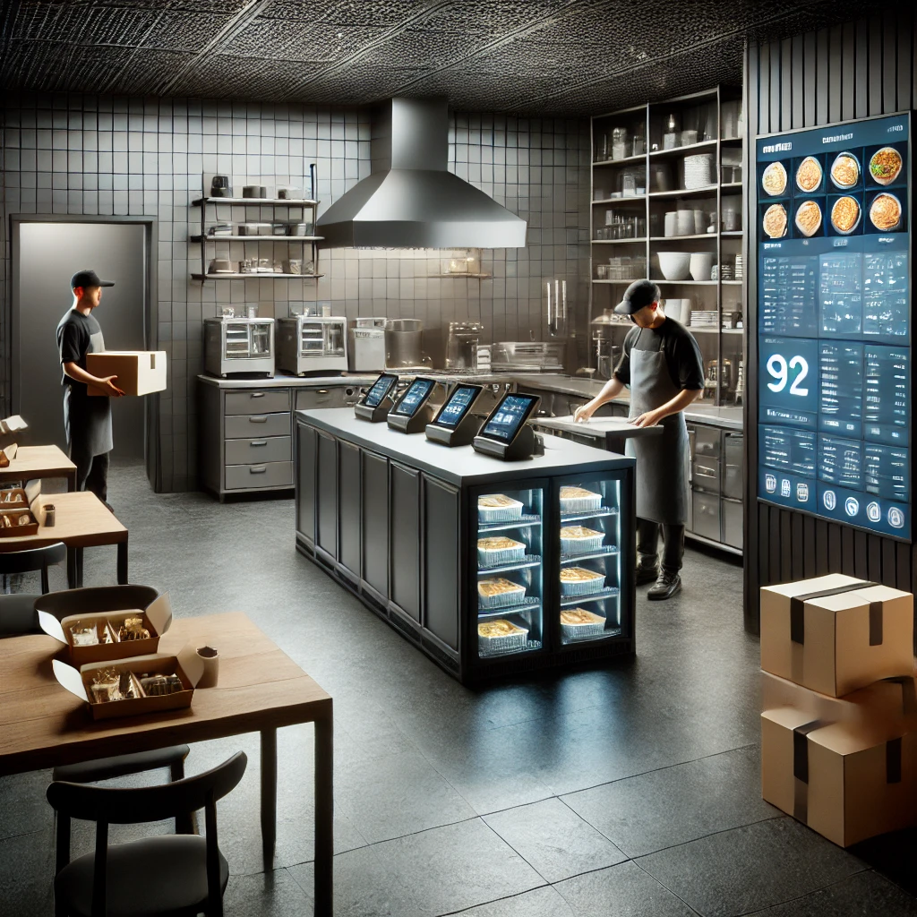 montar una dark kitchen